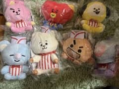 Ichiban Kuji BT21 Diner Plush Mascot 7-Piece Set