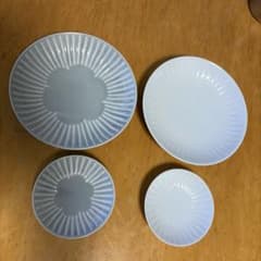 波佐見焼 花ふわりプレート4枚セットのサムネイル