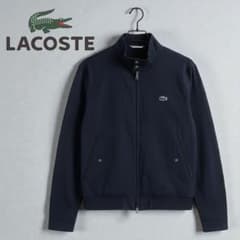 【未使用品】LACOSTE SPORT ブラックジャケット US S/M 極美品☆LACOSTE ラコステ コットンスウィングトップジャケット 黒 S M