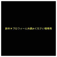 鈴木＊プロフィールお読みください様専用ページのサムネイル