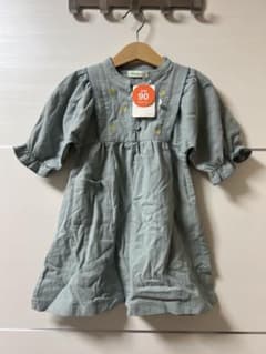 BEAMS mini パイナップル刺繍ワンピース 90cmのサムネイル