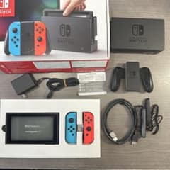 Switch 本体セット 付属品完備 動作初期化済 Joy-Con補正済 - メルカリ