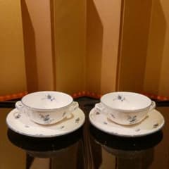 廃盤品 希少 未使用 ノリタケ クラフトーン スープカップ＆ソーサー 2