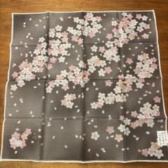 宇野千代 ハンカチ 桜柄 シール付きのサムネイル