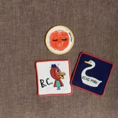 【bobo choses 】新品未使用♡ ワッペン　3枚　アイロン　ハンドメイドのサムネイル
