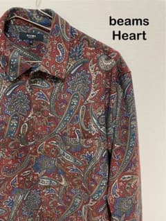 beams Heart ペイズリー柄ネルシャツのサムネイル