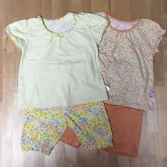 ユニクロ パジャマ 80 半袖 2点セットのサムネイル