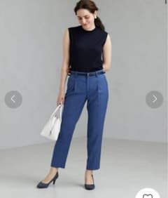 green label relaxing タックパンツのサムネイル