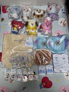 BT21 1번 복권 7종 컴플리트 봉제인형