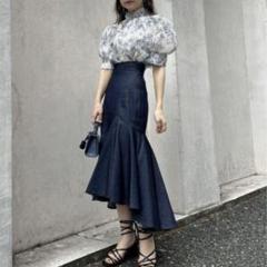 SNIDEL スナイデル デニム マーメイドスカート - メルカリ