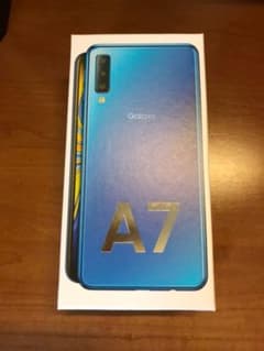【未開封 カバー同梱】Galaxy A7 ブルー 64 GB SIMフリーのサムネイル