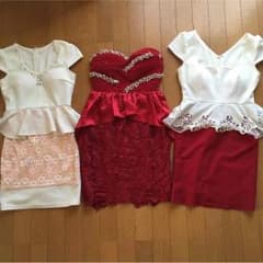 ペプラムドレス 中古まとめ売り♡のサムネイル