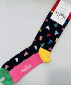 Happy Socks 新品 ソックス 41-46 メンズ クリスマス　Qのサムネイル