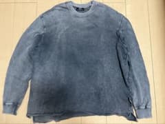 【Bershka】ピグメント加工 スウェット グレー XLのサムネイル