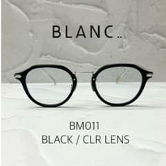 【美品】 BLANC BM011 BLACK CLR 度無し LENS付属品付き 美品】 BLANC BM011 BLACK CLR 度無し LENS付属品付き - メルカリ