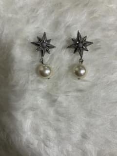 ADER.bijoux スター フェイクパール ピアス　アデルビジュー