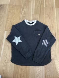 【美品】BREEZE キッズ 長袖カットソー 140 星柄パッチのサムネイル