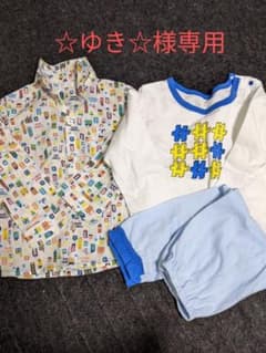 長袖パジャマ、シャツ2点セットのサムネイル