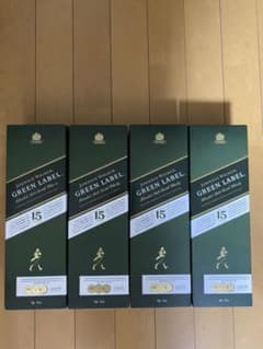 [値下げ]JOHNNIE WALKER GREEN LABEL 4本セットのサムネイル