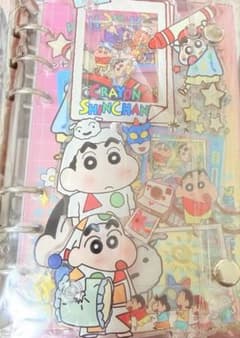 即日発送可‼️クレヨンしんちゃん A6シャカシャカシールバインダー