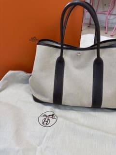 HERMES ガーデンパーティー　ベージュブラウンのサムネイル