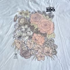 【シングルステッチ 90s】サンディエゴ動物園 花柄Tシャツ XLのサムネイル
