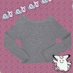 グレー薄手ニット♡"のサムネイル