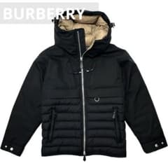 定価24万 BURBERRY コットンフィールドフーデッドダウンジャケット XL 定価24万 BURBERRY コットンフィールドフーデッドダウンジャケット XL