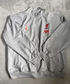 【完売品レア】リバプールFC 24-25アンセムジャケットXLサイズ グレ 完売品レア】リバプールFC 24-25アンセムジャケットXLサイズ グレ