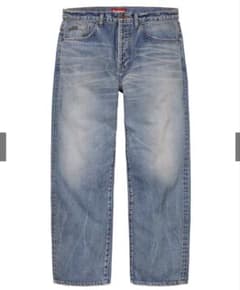 supremeDistressed Loose Fit SelvedgeJeanのサムネイル