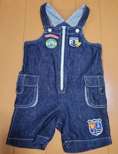ミキハウス デニム オーバーオール 90cmのサムネイル