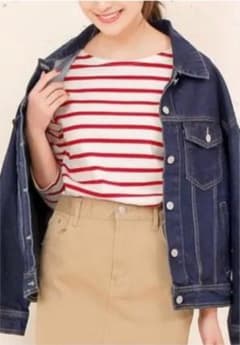 《KOBE LETTUCE》ボーダーカットソー　赤✖️白ボーダーのサムネイル