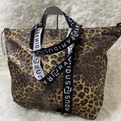 【未使用級】ラミダス マジックスティック　トートバッグ　2way レオパード 未使用級】ラミダス マジックスティック トートバッグ 2way レオパード