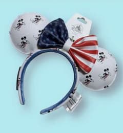 カリフォルニアディズニー限定 アメリカ 星条旗 カチューシャ - メルカリ