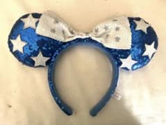 ディズニー スパンコール カチューシャ ミニーのサムネイル