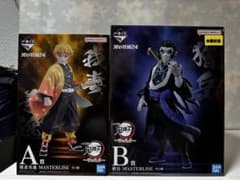 未開封】鬼滅の刃 一番くじ 我妻善逸 A賞 獪岳 B賞 フィギュアセット