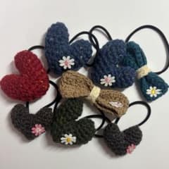 ハンドメイド ヘアアクセサリー ハートのサムネイル