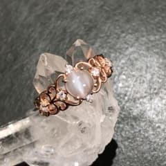 h様 スターサファイア 19号 キャッツアイムーンストーン 17号 リング h様 スターサファイア 19号 キャッツアイムーンストーン 17号 リング h