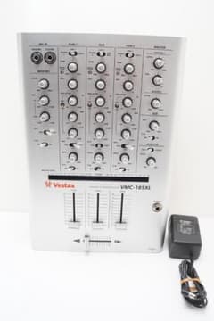 Vestax VMC-185XL DJ ミキサー　純正ACアダプター付き Vestax VMC-185XL DJ ミキサー 純正ACアダプター付き - メルカリ