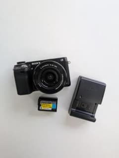 65C27 ソニー SONY α NEX-6ズームレンズキット ブラック 動作品 - メルカリ