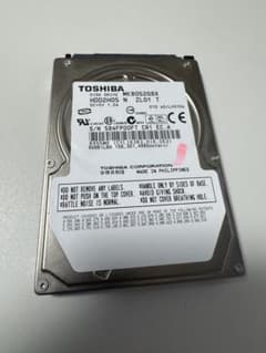 TOSHIBA 2.5 인치 HDD 80GB MK8052GSX 본체