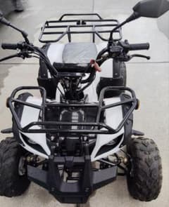 四輪バギー ATV ホワイト 前後キャリア付き　50ccのサムネイル