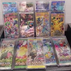 値下げ中！ポケモンカード　未開封パック【13パックまとめ売り！】保護ケース付き！のサムネイル