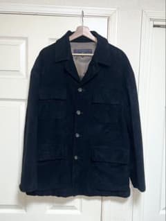 Vintage 90sウールコート 黒 size Lのサムネイル