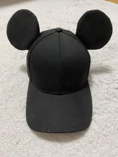 【最終値下げ】ディズニーリゾート　ミッキー耳付きキャップ　58cmのサムネイル