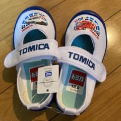 【未使用】上履き　トミカのサムネイル