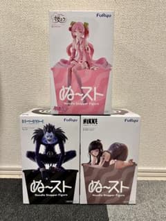 [신품·미개봉] ぬどる 스토퍼 피겨 3점 세트