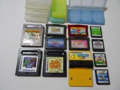 ニンテンドーDS lite、ゲームボーイアドバイスSP、ソフト12個セットのサムネイル