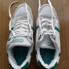 LACOSTE スニーカー 7.5 UK ホワイト/グリーンのサムネイル
