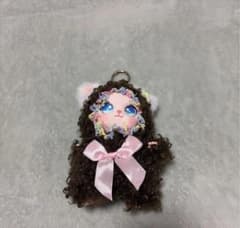 ぬいぐるみ マスコット キーホルダー ブラウンのサムネイル